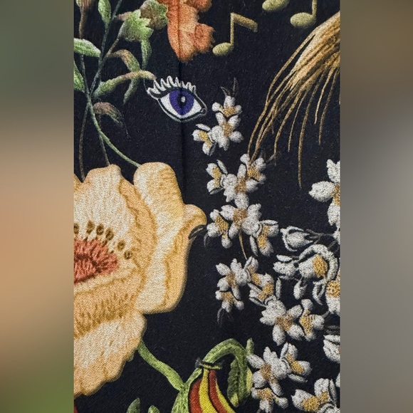 Farm Rio Floral Open Front Cardigan Size Small - Picture 8 of 8